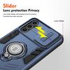 S25 Shockproof Armor Car Holder Magnetic Ring Phone Cover For Samsung Galaxy S25 Plus Camera Protect Case S25 Ultra Fundas