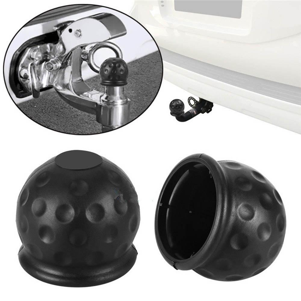 1PC Tow Bar Ball Cover Cap Trailer Ball Cover Tow Bar Cap Universal Hitch Trailer Towball Protect Car Accessories