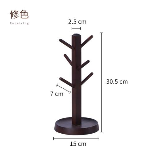 Деревянный держатель для чашек, полка для хранения ключей, подставка для демонстрации ювелирных изделий, органайзер, украшение для дома, держатель для чашек вверх дном, держатели для стаканов