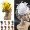 Перья Головной убор невесты Фата Цилиндр Головной убор Досуг Перья Аксессуар для волос Женский