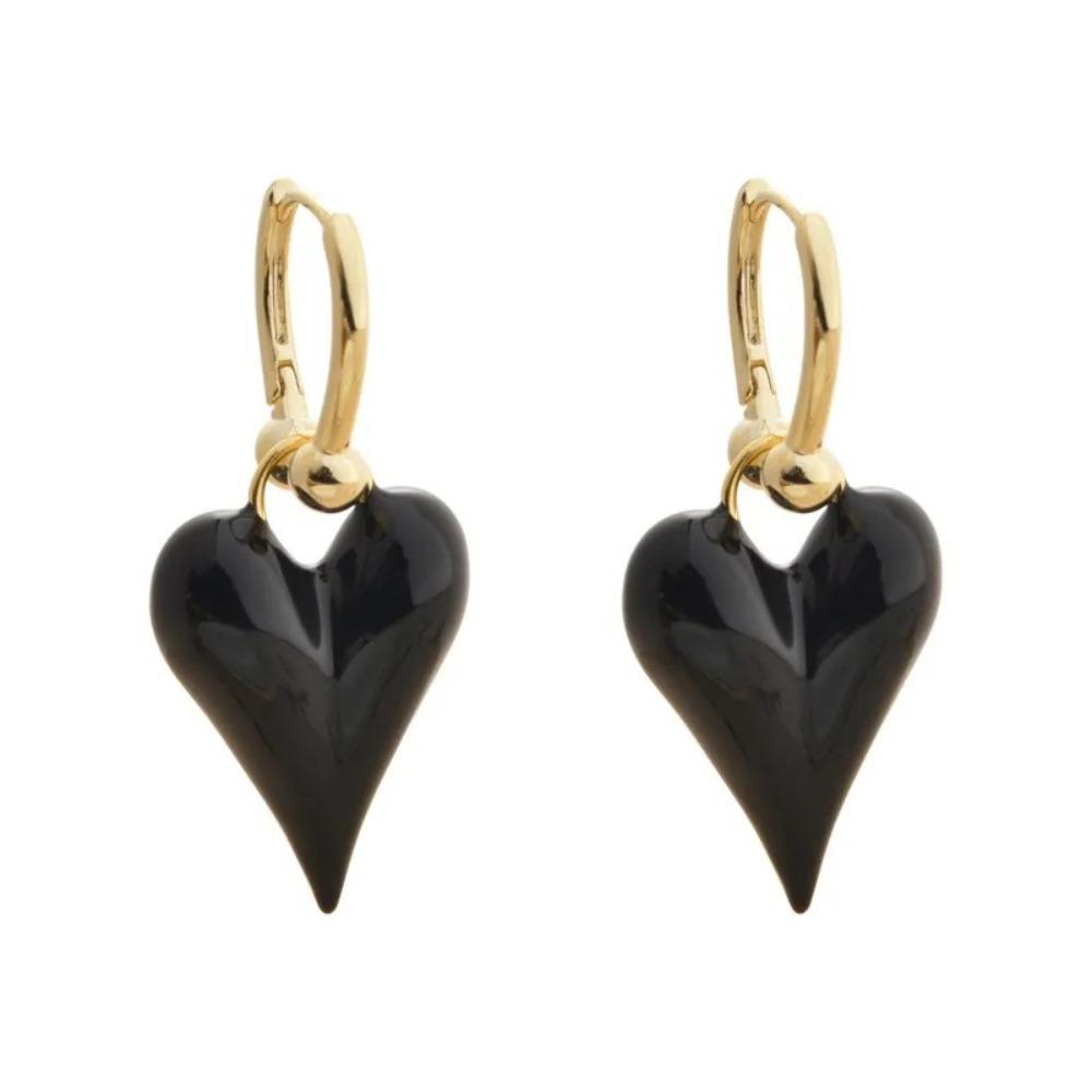 Эмалевые серьги-капли из смолы, симпатичный дизайн, модные украшения для девушек, женщин, подарки