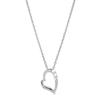 Heart Diamond Necklace for Women Popular 925 Silver Platinum Coated Made In Japan Gift Box Included Present Wedding Accessory John Luke [JOHNLUKE]