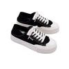 Global Black Canvas Shoes Women's 2025 Summer Thin Breathable Lightweight Versatile Sports Board Shoes ZHQ-HQ069