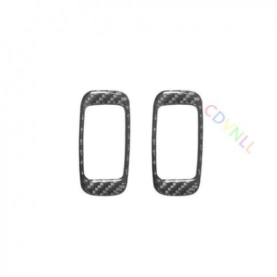 Carbon Fiber Rear Window Control Cover Trim For Toyota Tacoma Double Cab