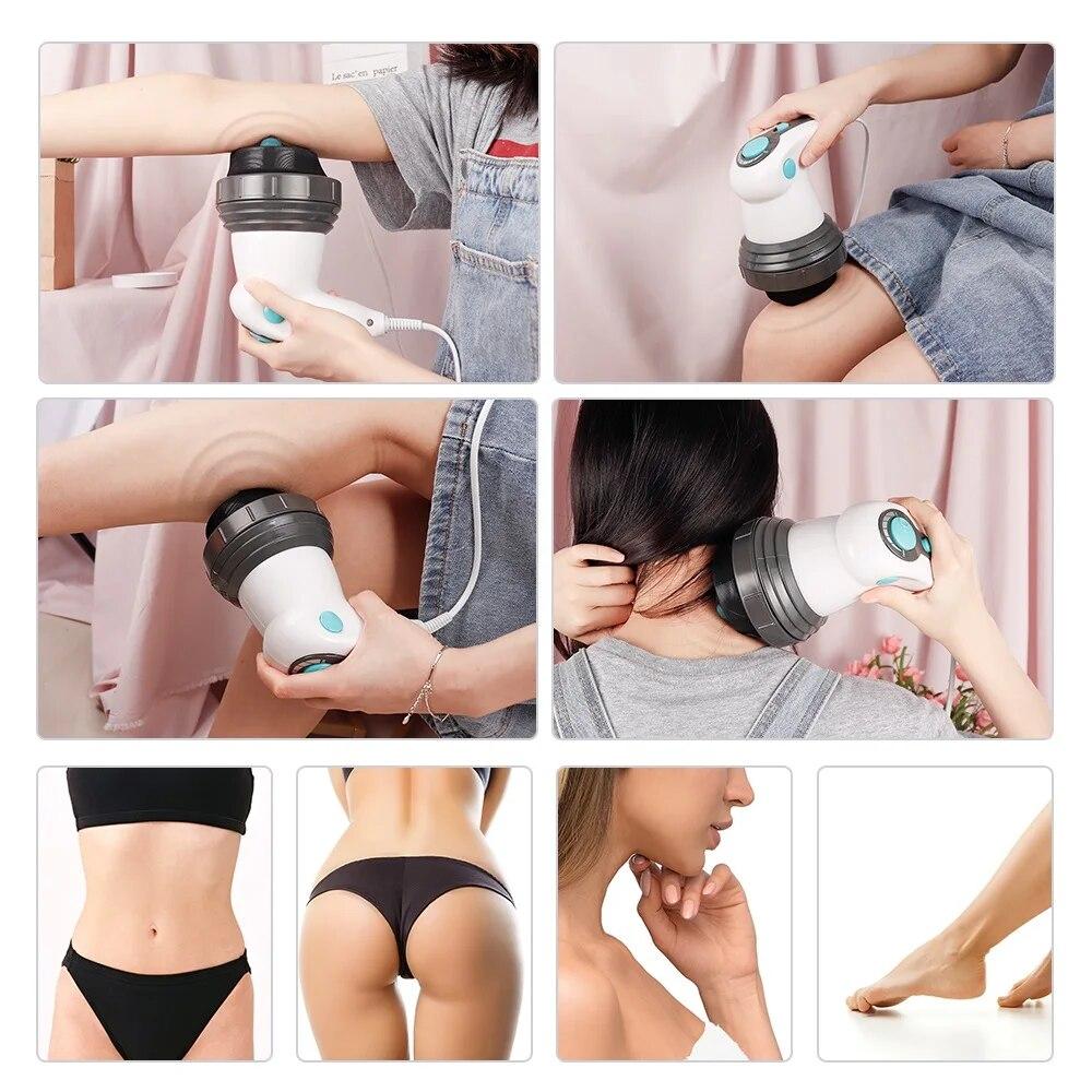4 In 1 Infrared Electric Cellulite Massager Roller For Slimming And Weight Loss