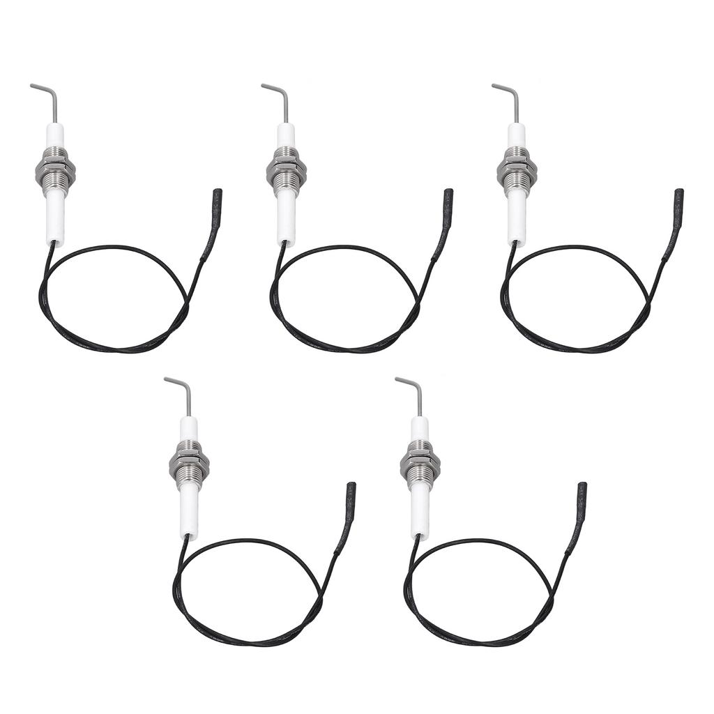 5 шт. электрод искрового зажигания керамический M10 электрод для зажигания печи с резьбой для кнопки пьезоэлектрического зажигания