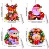 Colorful Lights Christmas Luminous Pendant Cartoon Christmas Decorations Pendant  Kids Gift
