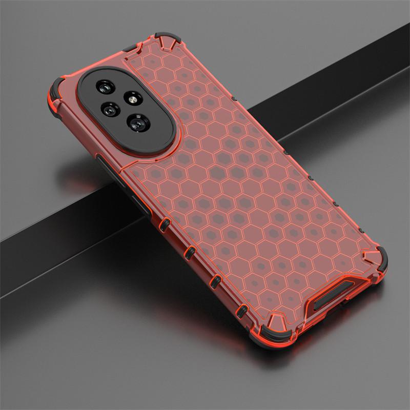 Чехол для Honor 200 Чехол-бампер Honor 200 Роскошный сотовый противоударный TPU Armor PC Silicone Protector Phone Back Cover Honor 200