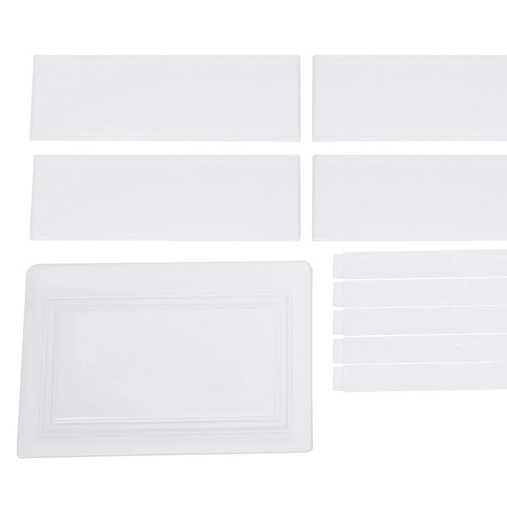 Plastic Drawers Dresser for Bedroom Storage Cabinet with 5 Drawers Craft Organizers and Storage for Playroom, Kitchen (White)