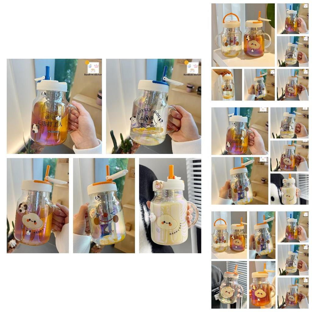 Versatile Glass Mug For All Occasions High Temperature Resistance Sealed Lid Suitable For Gifting