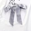 2024 Spring/Summer Women's Silk Scarf Headband: Thin, Narrow, Solid Color Ribbon for Ponytail, Bag, or Bow Tie Use
