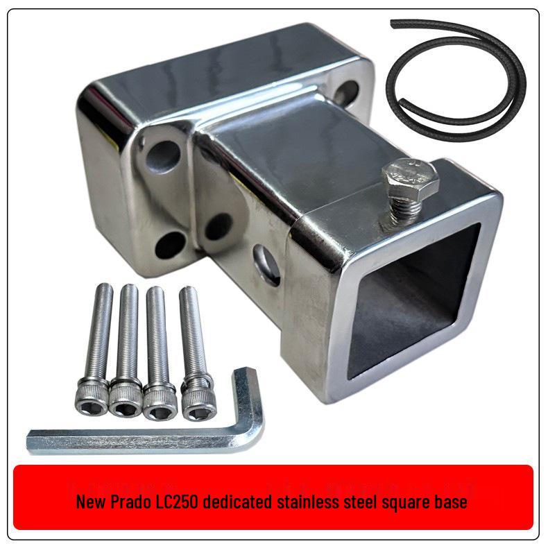 24-25 Prado LC250 Фаркоп Нержавеющая сталь Квадратное отверстие База Аксессуары