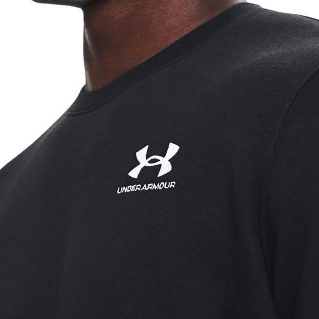 Under Armour Спортивный стиль Terry Training Crewneck Sweatshirt Мужской свитшот Черный 1360735-001