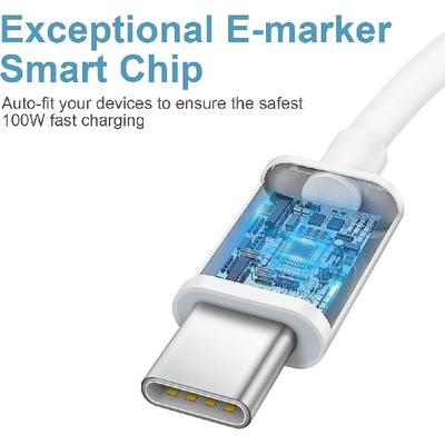 Зарядное устройство USB C 10 футов для iPhone 17 16 15, быстрая зарядка, блок питания Type C, 2 шт. для iPhone 17/17 Plus/17 Pro/17 Pro Max/iPhone