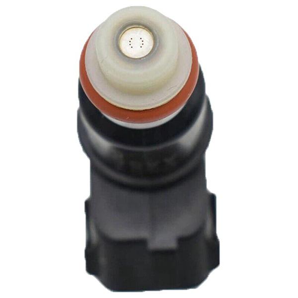 Single Black Fuel Injector, Metal & Plastic Constructed, Compatible with Car Engines