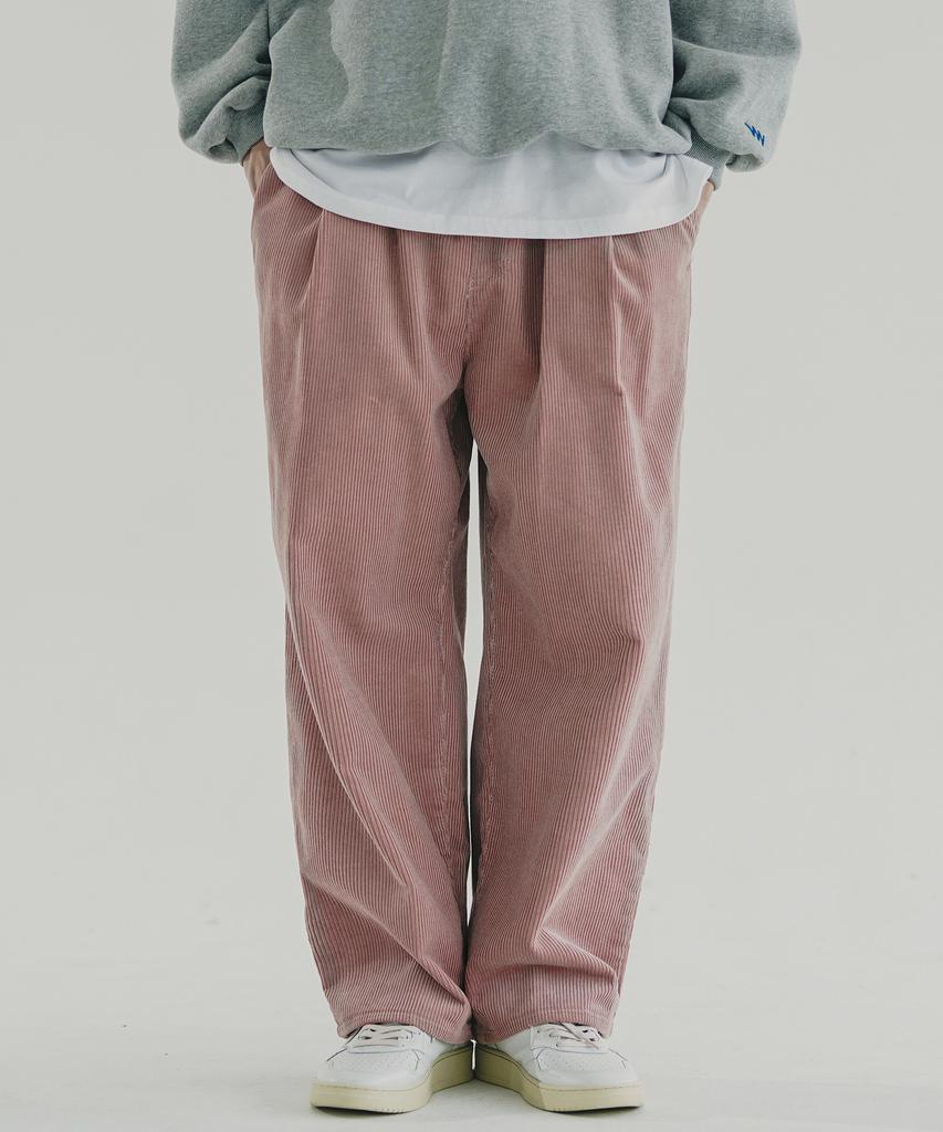 WV PROJECT Croffle Corduroy Wide Pants Indie Pink Mjlp7618