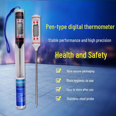 Цифровой кухонный термометр: Барбекю, гриль, жаркое, кофе, молоко, зонд для воды