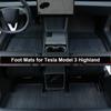 Новые коврики Model 3 для Tesla Model 3 Highland 2024, подставка для ног с ковром, коврик для багажника TPE, передние и задние защитные аксессуары для автомобиля
