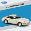 WELLY 1/24 1964 Porsche 911 Сплав Классический Спортивный Автомобиль Модель Литые Металлические Транспортные Средства Модель Автомобиля Симуляция Коллекция Детская Игрушка Подарок