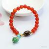 2026 Ximang Red Agate Bracelet Tibet Beads Chalcedony Diy Tassel Factory  Generation S2062303