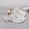Women's shoes platform dad shoes women's 2024 autumn new versatile mesh breathable casual shoes running sports shoes trendy shoes