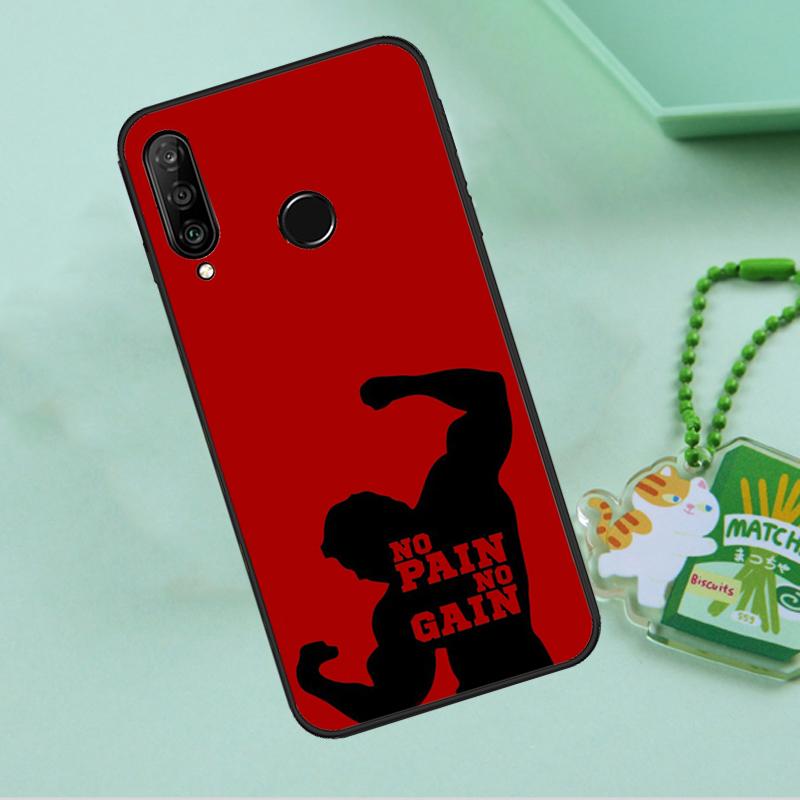 Без боли нет прогресса Для Huawei Nova 8i 11i 12i 12s 9 10 SE Y90 Y60 Y70 Y72 Y61 Y91 P20 P30 P40 Lite P60 Pro Чехол