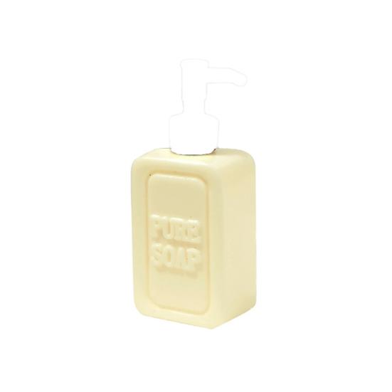 1:Мини-дозатор лосьона в масштабе 1:12, Миниатюрные аксессуары для ванной комнаты кукольного домика, Крошечная смоляная бутылочка для мыла для DIY-микросцен