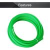 Othmro 5m/16.4ft PET Expandable Braid Cable Sleeving Flexible Wire Mesh Sleeve Fluorescent Green,for TV Audio PC Cords from Pets Chewing & Tearing
