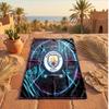 Manchester City Print Microfiber Beach Towel Quick Dry Absorbent Large Towel For Beach Swimming Travel