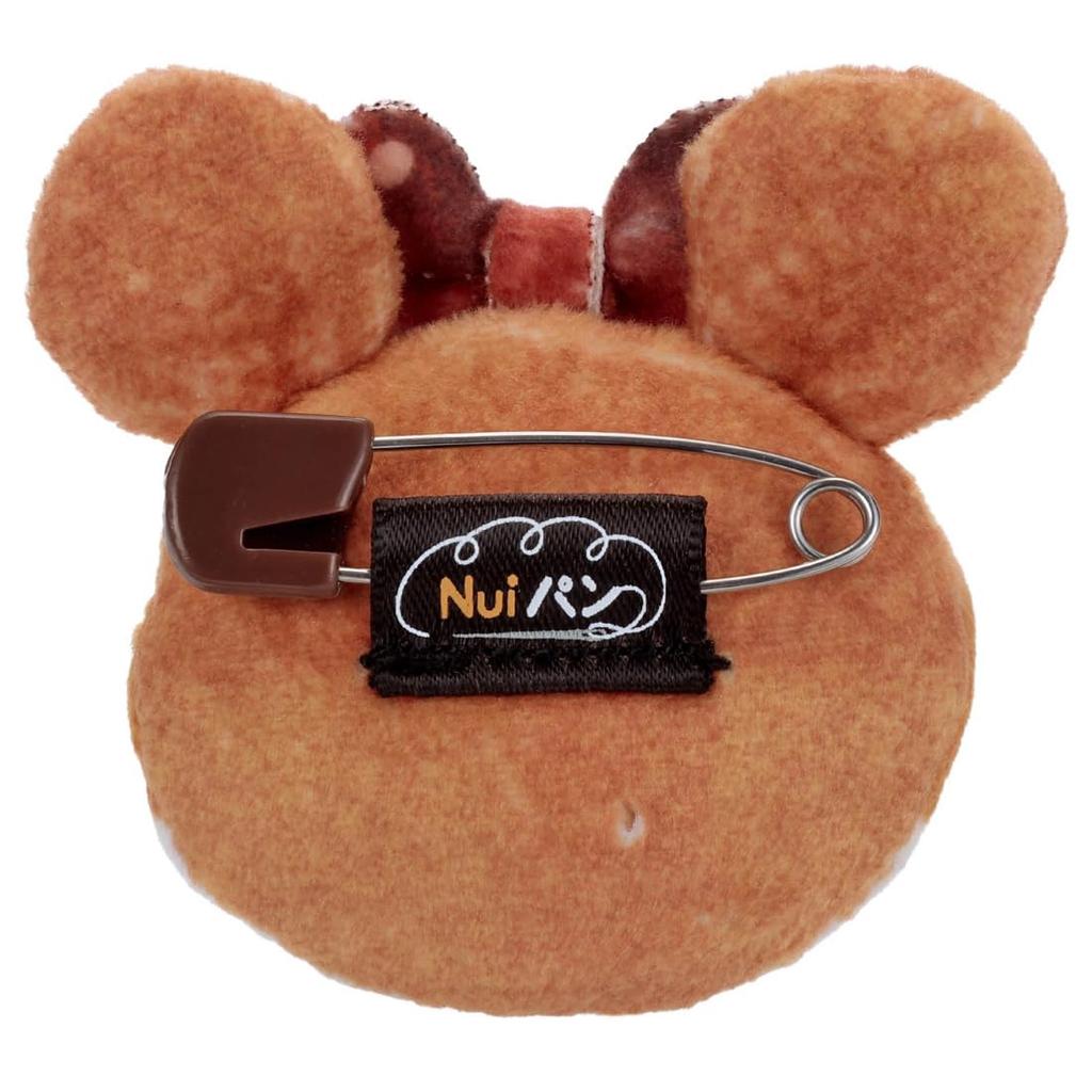 Takara Tomy Arts Disney Character Nui Pan Plush Badge Minnie Mouse 6cm