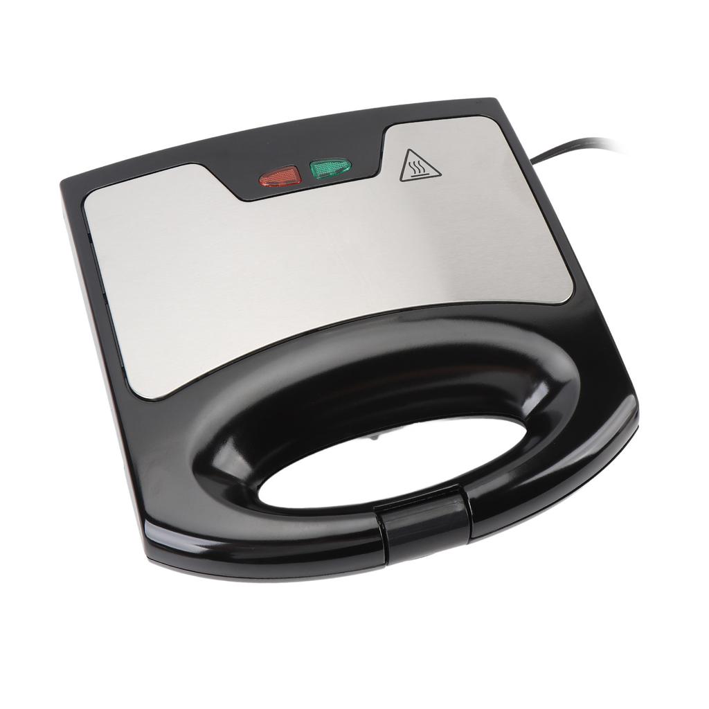 Электрическая вафельница мощностью 800 Вт с антипригарным покрытием, компактный небольшой электрический гриль, идеально подходит для