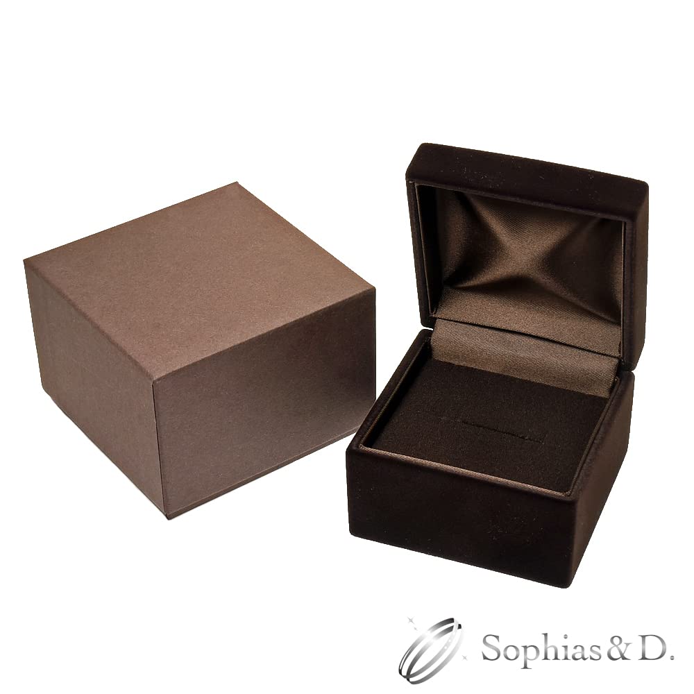 Карат 18К серьги натуральный бриллиант розовое золото сделано в Японии [Sophias & D.] 0.3 0.3ct 60-530