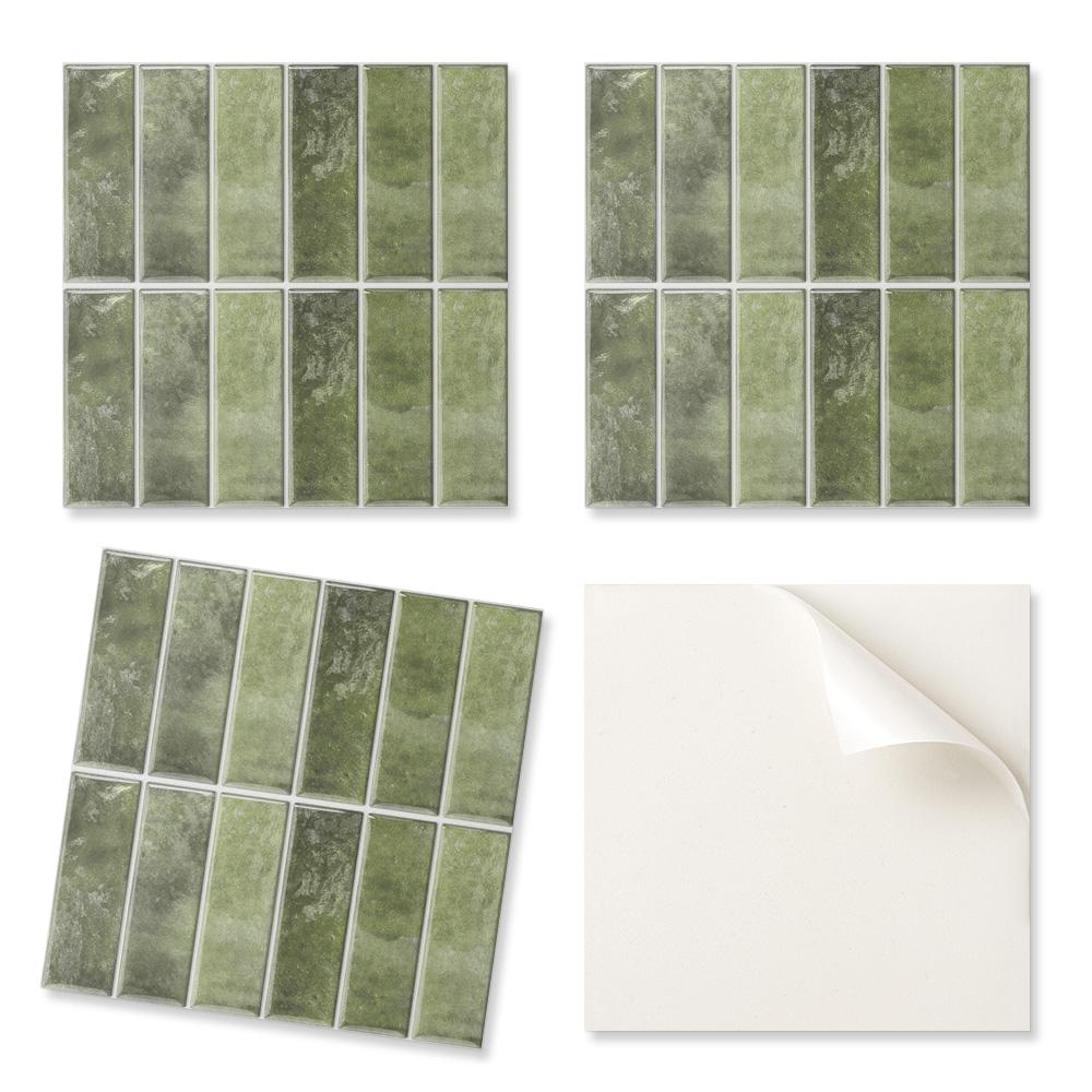 Kafelki Samoprzylepne Z Grafiką Do Jadalni Pcv Geometryczny Wzór Płytek 9X30X30 Cm