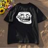 ZX Tee Rage Comic Trollfac Printed T Shirts Funny Anime Pure Cotton Top Tees Men Summer Short Sleeves T Shirt O Neck Fashion Tshirt