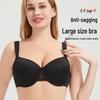 Seamless Plus Size Women's Bra: Anti-Sagging, Bust Minimizing & Breathable, Large Cup for Enhanced Comfort