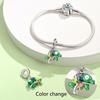 Copper Color Forest Chameleon Charm Pendant Beads Fit Charm Bracelet Original For Women Diy Jewelry Making