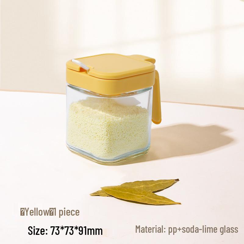 Стеклянный набор баночек для специй и хранения - Контейнер для приправ, Кухонная солонка и перечница.