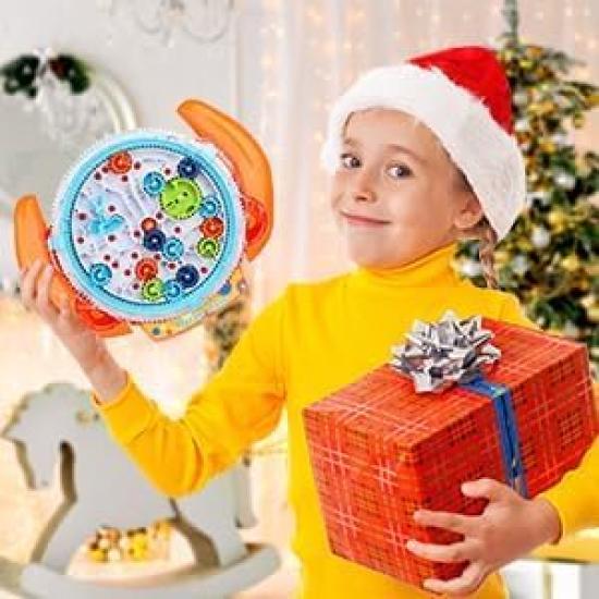 MagicBeans 3D Maze Ball Magic Cube 3D Labyrinth Ball 3D Puzzle Game Cube Puzzle for Kids, Solo Play, Elementary School Students, Develops Balance and