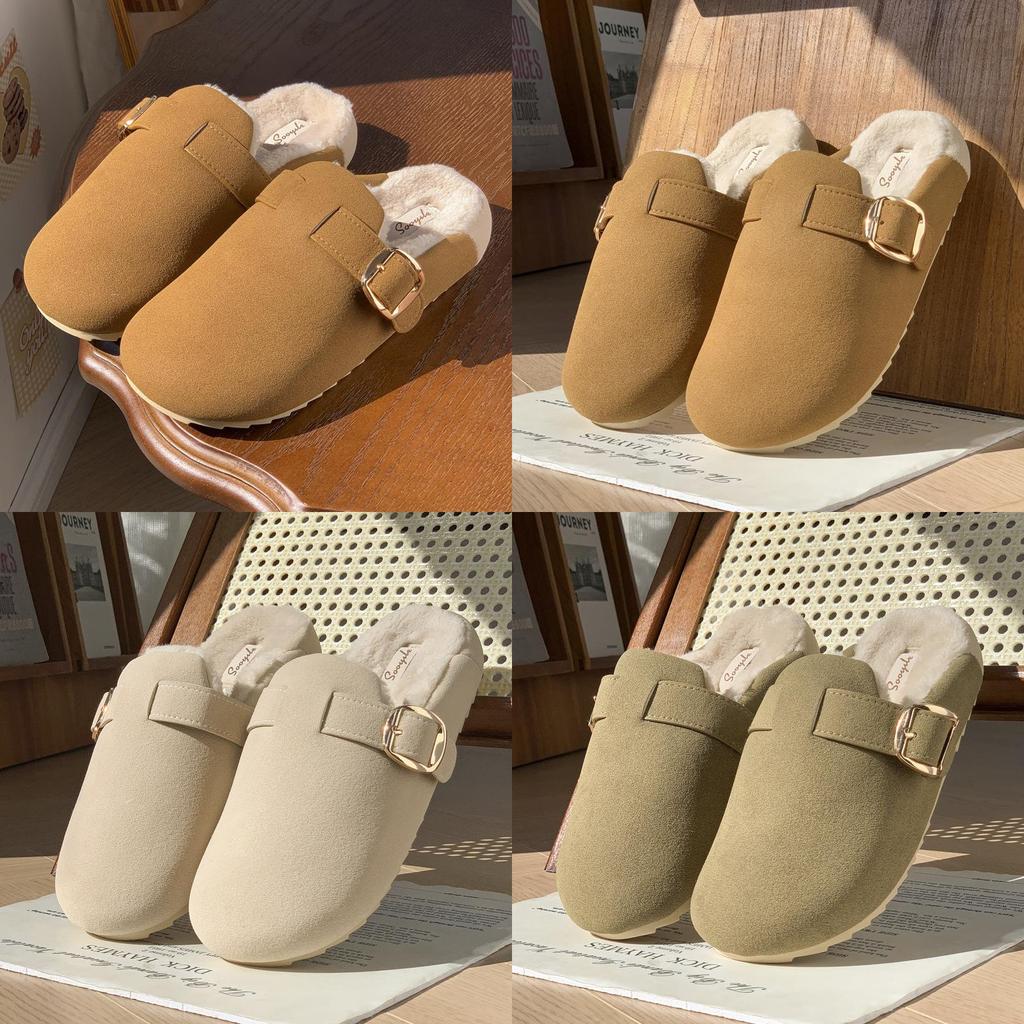 Womens Plush Slippers With Non Slip Tpr Sole For Cozy Home Indoor Comfort