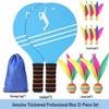 Professional High-Elastic Badminton & Indoor Table Tennis Racket Set with Shuttlecocks