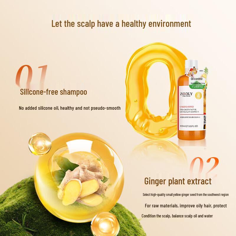 Zhuolanya Ginger Volumizing Oil Control Shampoo