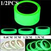 Green Luminous Tape Fluorescent Reflective Self-adhesive Stickers Warning Safety DIY Home Decoration Festival Party Warning Tape