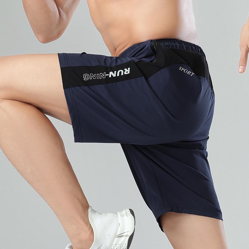 Men's Quick-Dry Nylon Ice Silk Casual Running Shorts
