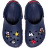 Crocs Классические клоги Нескользящие Износостойкие Низкие Детские туфли Сине-белые Для младенцев и малышей