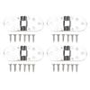 4 Sets 180 Degree Flap Hinge 0.09in Thickness Metal Folding Flip Top Hinge for Folding Table Sewing