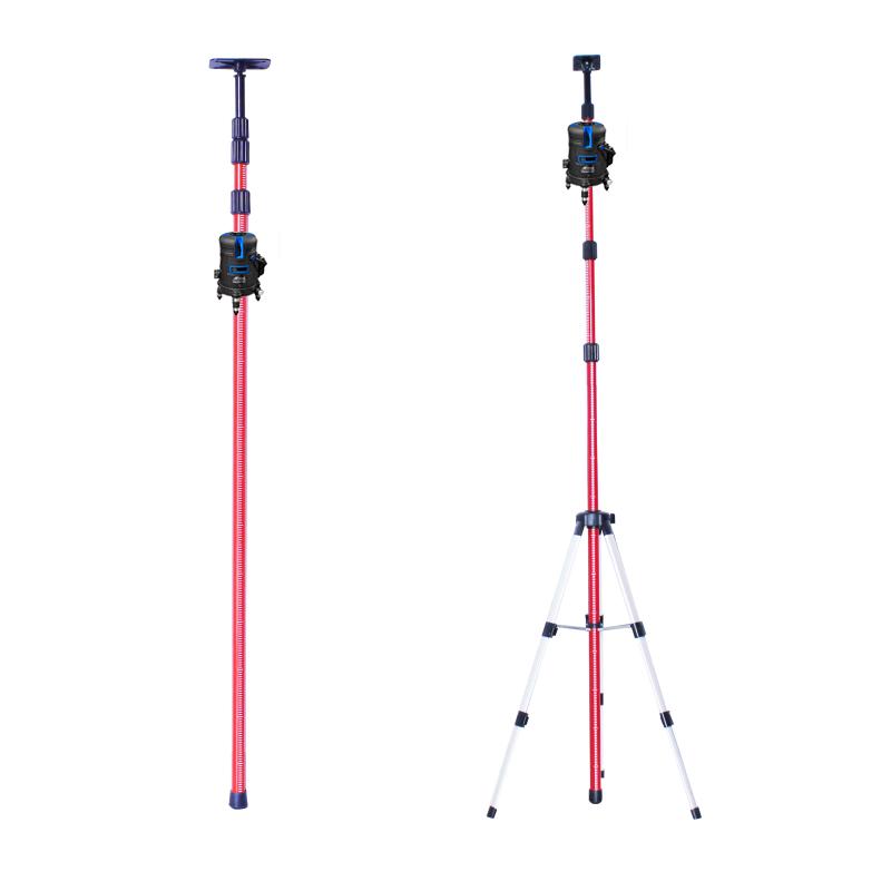 Adjustable Infrared Telescopic Tripod with Water Level Meter E18