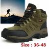 Unisex High-Top Outdoor Hiking Shoes - Spring & Autumn, Plus Size, Casual Mid-Top Climbing Footwear