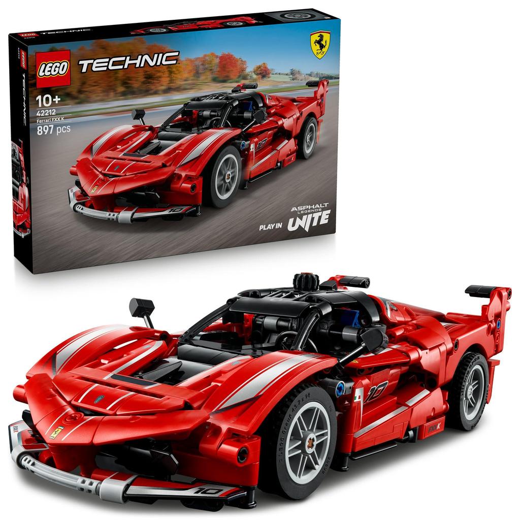 LEGO Technic Ferrari FXX K Toy Constructor Set 897 pieces Red