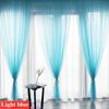 30% Shading Sheer Curtains for Living Room Window Transparent Voile Tulle Curtain Colourful Wedding Drapes Home Decor High Quality