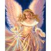 Needlework Diamond Embroidery "angel with Magic Band " Cross Stitch Diy Diamond Mosaic Diamond
